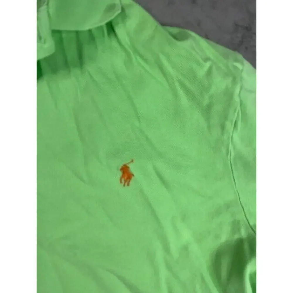 Polo Ralph Lauren Mens Sz XL Solid Green‎ Shirt Golf Comfort Casual stretch mesh